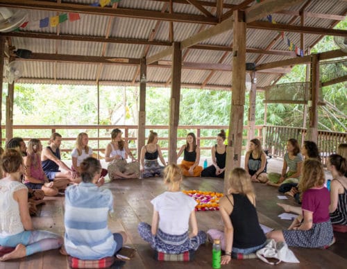 Host Group in Chiang Mai Yoga Retreat Center