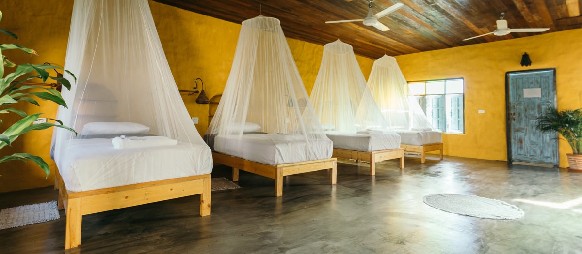 Affordable Yoga Retreat Chiang Mai Thailand Dorm Room